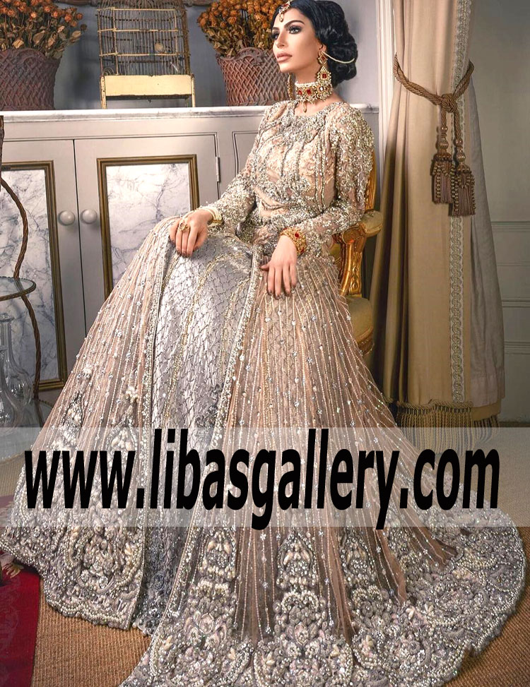 Indian Pakistani Designer Gown Bridal Gowns St. Petersburg Florida USA Sobia Nazir Designer Wedding Lehenga